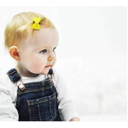 7 Farklı Renk Bebek Tokası Yenidoğan Toka Zayıf İnce Telli Saçlara özel Toka Çıtçıtlı Saç Aksesuarı